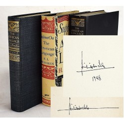 The American Language (Three Book Set) (Signed)